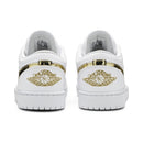 Air Jordan 1 Low White Metallic Gold