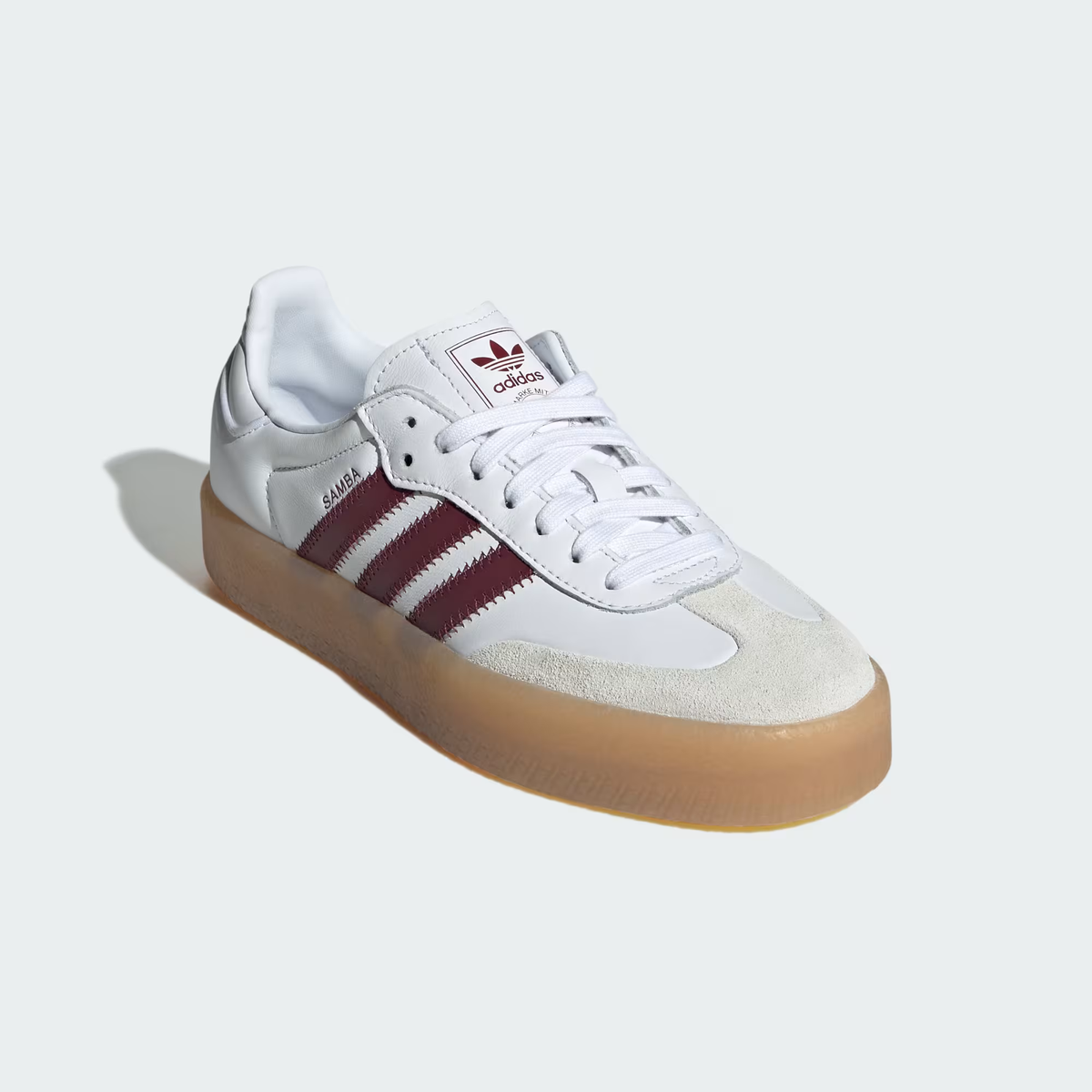 SAMBAE BRANCO COM VERMELHO–Vermelho Vibrante