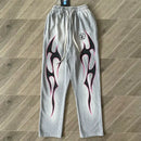 Calça Hellstar Grey Future Flame Sweatpants