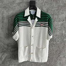 Conjunto Casablanca Crochê Verde/Branco