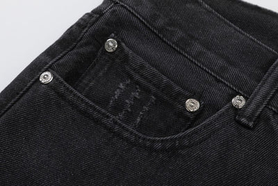 Bermuda Chrome Hearts Cross White Jeans