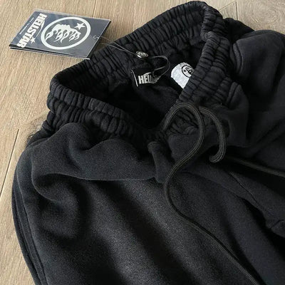 Calça Hellstar Airbrushed Skull Flare