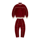 Conjunto Corteiz Veludo Vermelho