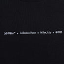 Camiseta Off-White Black Arrow Painted Cotton Jersey