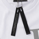 Camiseta Amiri Staggered Chrome Branca