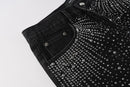 Bermuda Purple Brand Jeans Crystal Black
