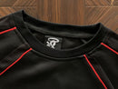 Conjunto Syna World Perforated Perfomance Black Red