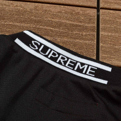 Camiseta Supreme Crest Soccer Jersey Black