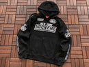 Moletom Supreme Football Zip Up Hooded Black