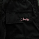 Calça Corteiz Cargo Preta e Rosa