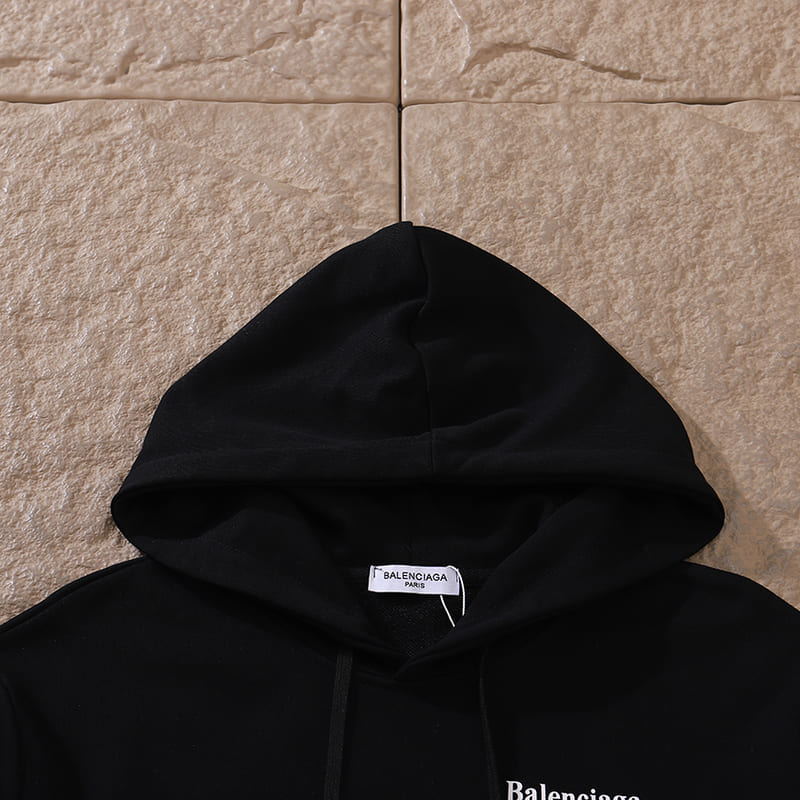 Moletom Balenciaga Political Campaign Fit Black