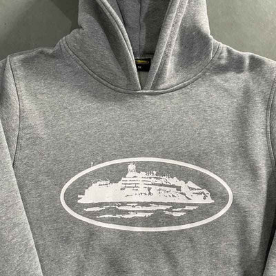 Conjunto Moletom Corteiz  RTW Cinza