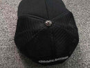 Boné Chrome Hearts Trucker Cemetery Preto/Vermelho