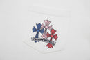 Camiseta Chrome Hearts Cross Colour Branca
