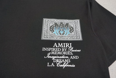 Camiseta Amiri Ma Bandana Black