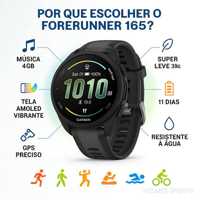 GARMIN FORERUNNER 165 (COM MÚSICA)