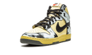 Nike Dunk High Black Acid Wash