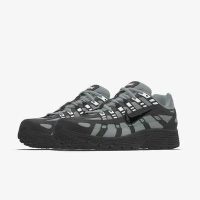 P-6000 Unisex - Cinza com–Preto Black