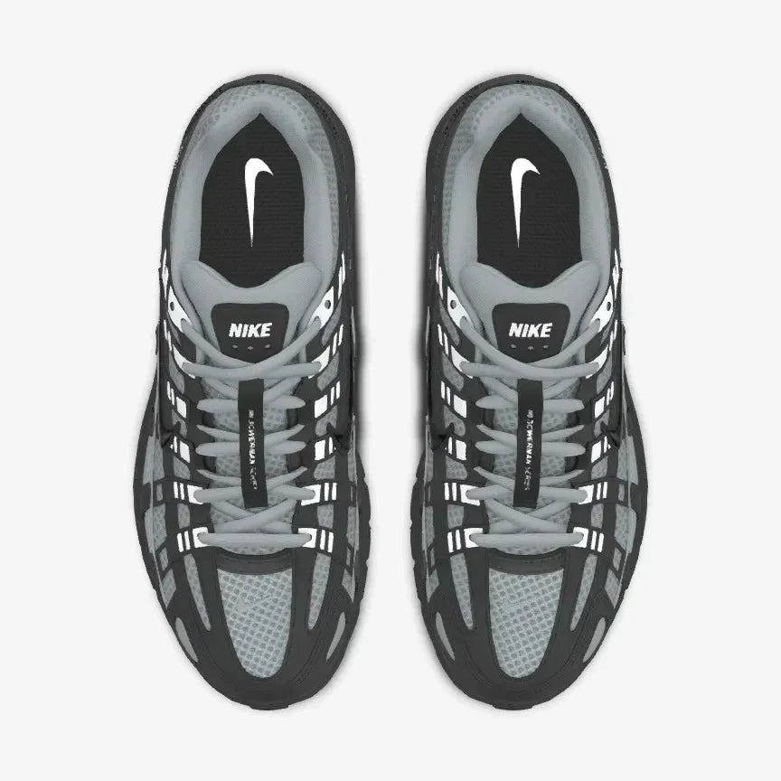 P-6000 Unisex - Cinza com–Preto Black