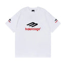 Camiseta Balenciaga Logo Embroidered Branca